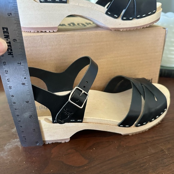 Sandgren Rio Grande Leather Clog Sandals Women Size 9.5 - Picture 6 of 7